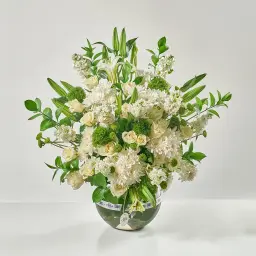 White Meadow Vase